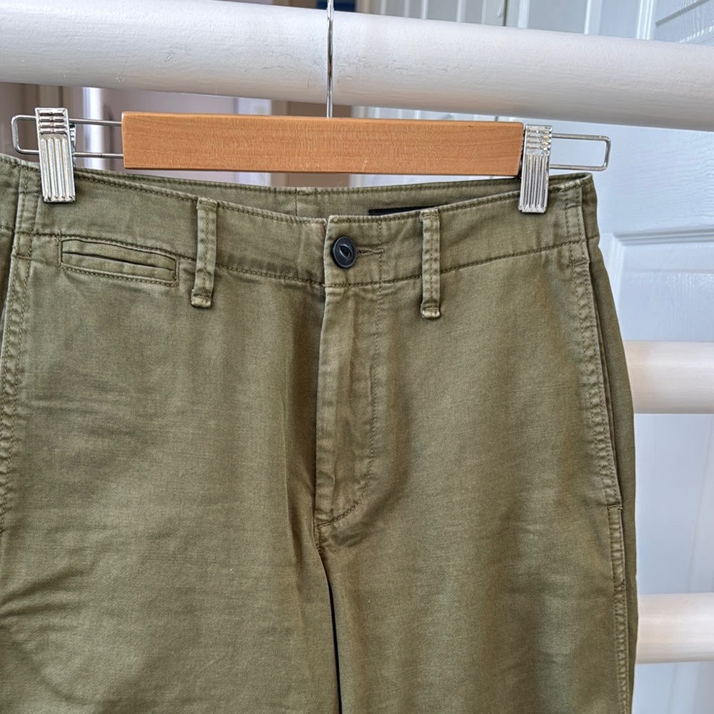 ❄️ Rag and Bone Olive Green Wide Leg Pants SZ 0 - Picture 4 of 7